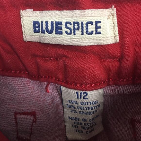 Blue Spice Short Shorts Red Juniors 1 / 2 - Picture 14 of 16